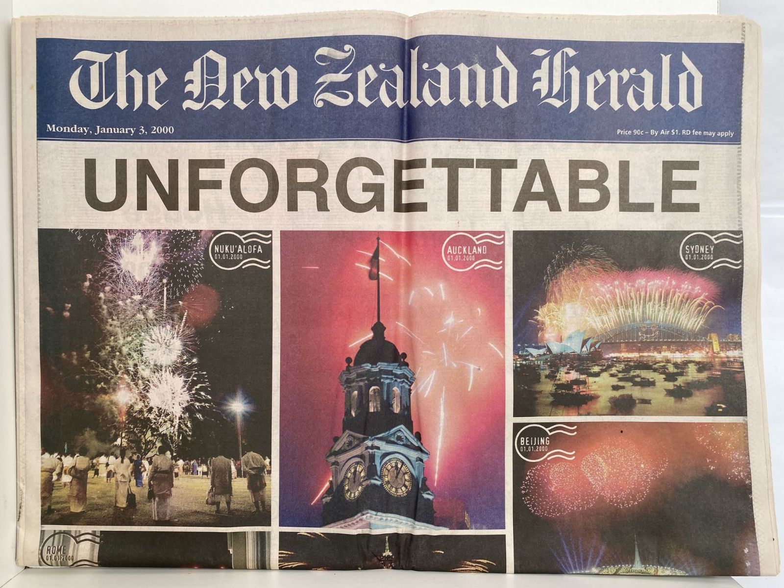 OLD NEWSPAPER: The New Zealand Herald, 3rd January 2000