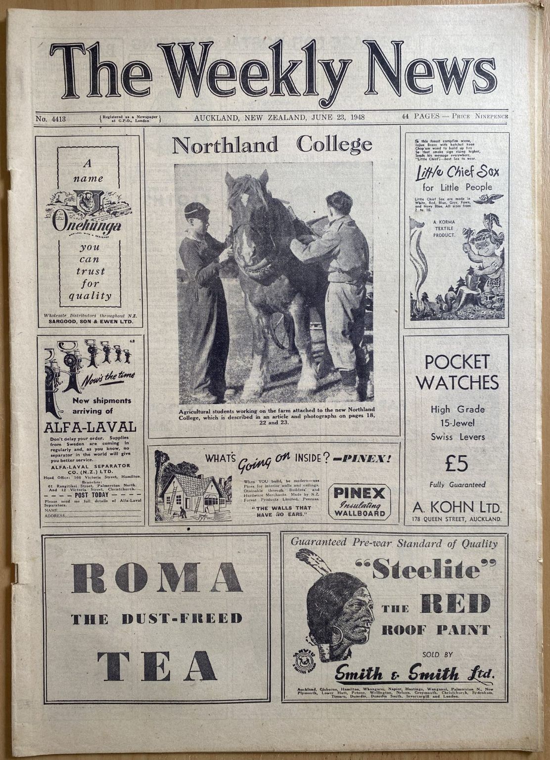 OLD NEWSPAPER: The Weekly News - No. 4413, 23 June 1948