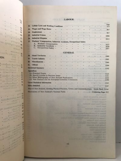 NEW ZEALAND OFFICIAL YEARBOOK 1962: 62nd Issue