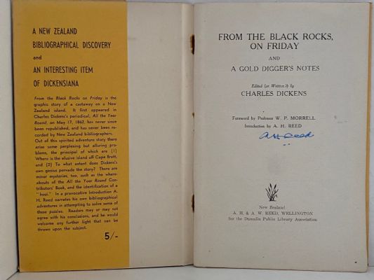 FROM THE BLACK ROCKS, ON FRIDAY - A Northland Story - A Gold Digger's Notes