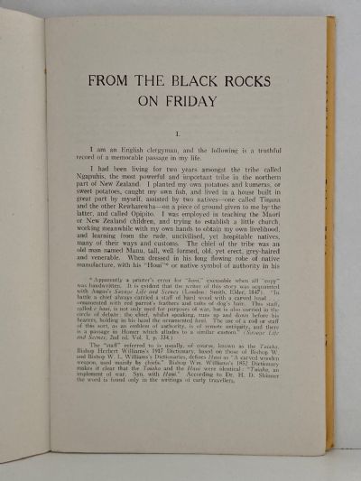 FROM THE BLACK ROCKS, ON FRIDAY - A Northland Story - A Gold Digger's Notes