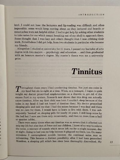 TINNITUS: What Is That Noise In My Head