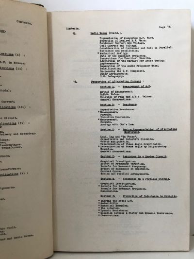 R.N.Z.A.F. EDUCATIONAL COURSE for RADIO MECHANICS