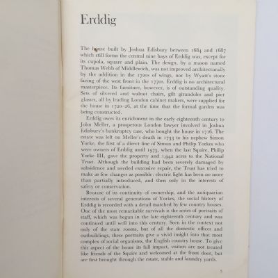 ERDDIG, Clwydy