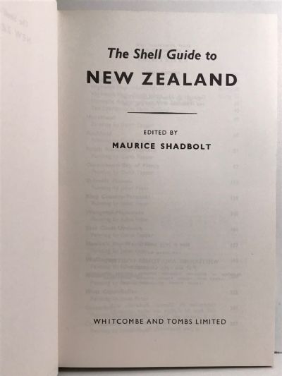 THE SHELL GUIDE TO NEW ZEALAND