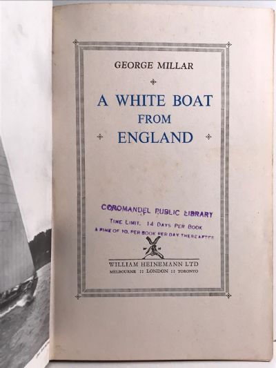 A WHITE BOAT FROM ENGLAND