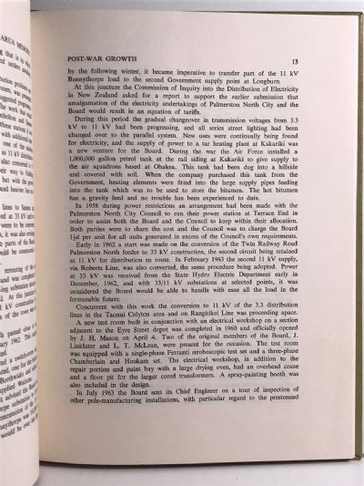 MANARUA MEMOIRS: Short History of Manawatu-Oroua Electric Power Board 1920-1972