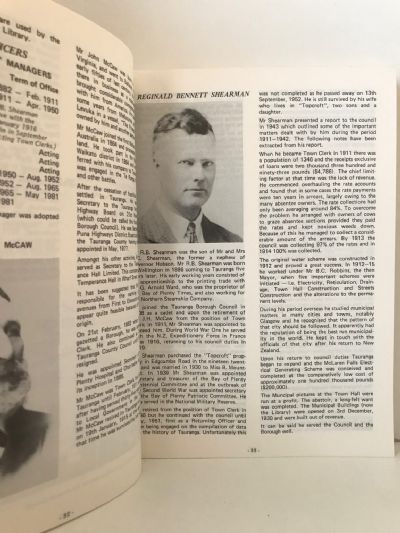TAURANGA 1882-1982: The Centennial of Gazetting Tauranga as a Borough