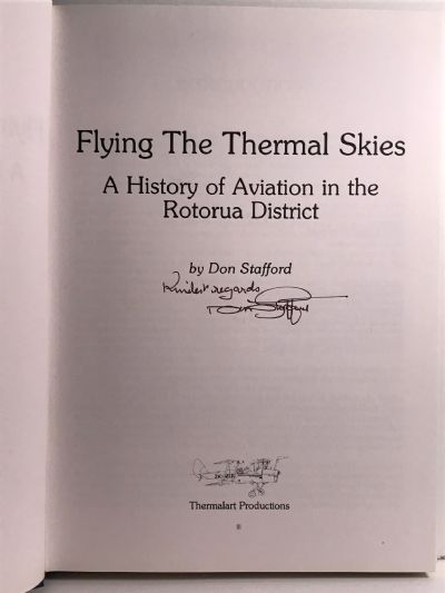 FLYING THE THERMAL SKIES: A History of Aviation in Rotorua District