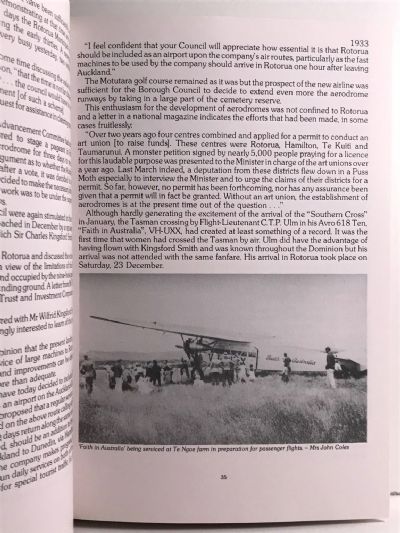 FLYING THE THERMAL SKIES: A History of Aviation in Rotorua District