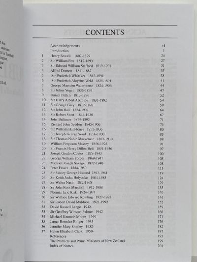 PUBLIC LIVES: New Zealand's Premiers And Prime Ministers 1856-2003
