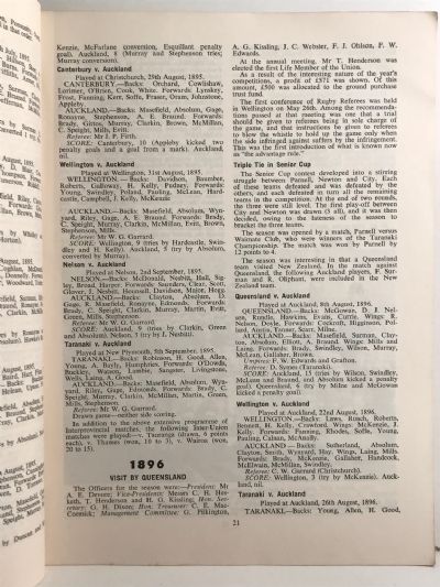 RUGBY IN AUCKLAND 1883-1967: Official History of the Auckland Rugby Football Union