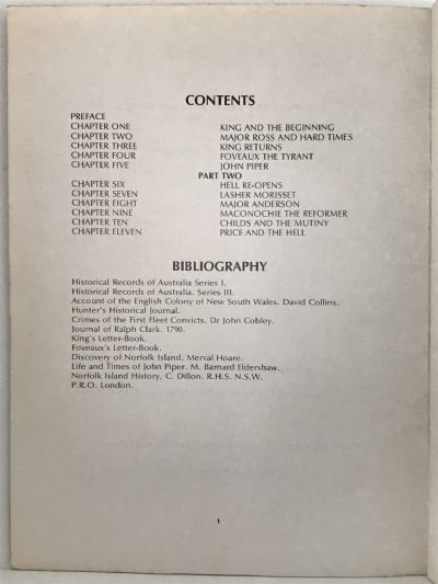 CONVICTS and COMMANDMENTS of NORFOLK ISLAND 1788-1855