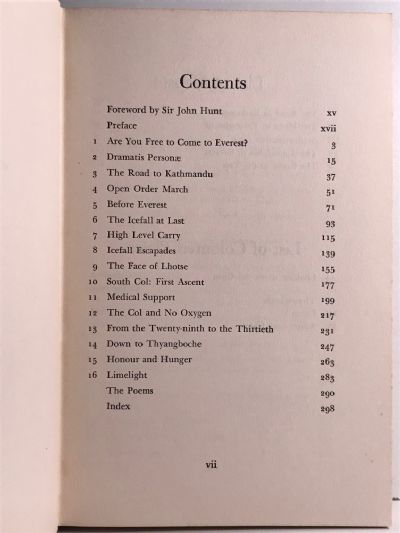 SOUTH COL: A Personal Story of the Ascent of Everest
