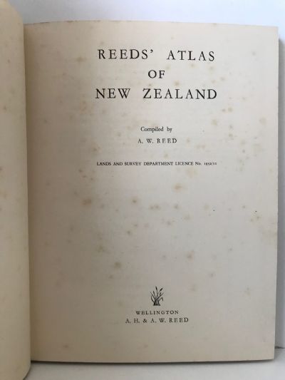 REEDS' ATLAS OF NEW ZEALAND
