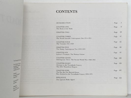 THE ROAD TO EREWHON: A Social History of The Formative Years In NZ 1890 - 1976