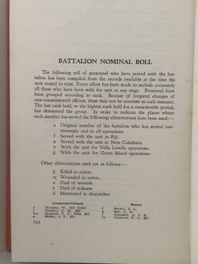 THE 35th BATTALION: Record of Service with the 3rd Division in the Pacific