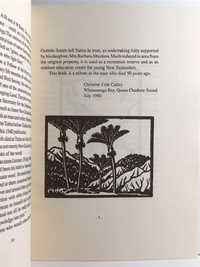 BIRDS OF TUTIRA by H. Guthrie-Smith