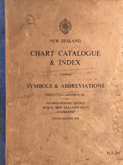 CHART CATALOGUE and INDEX: New Zealand Charts - ninth edition 1976 