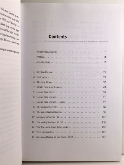 MCLAREN MEMORIES A Biography of Bruce McLaren