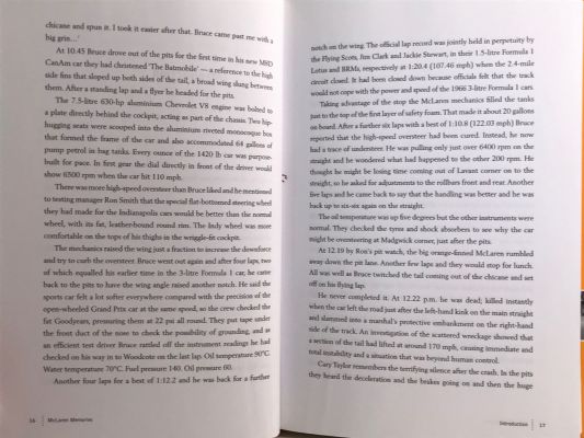 MCLAREN MEMORIES A Biography of Bruce McLaren