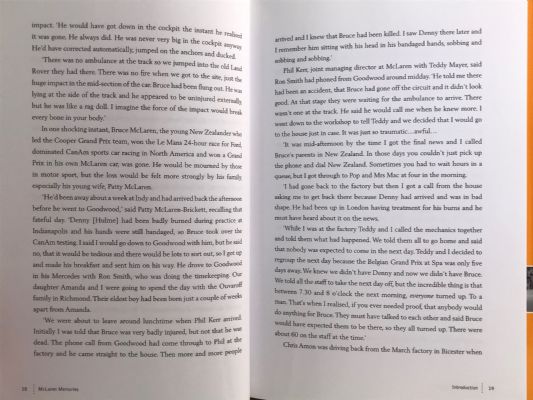 MCLAREN MEMORIES A Biography of Bruce McLaren
