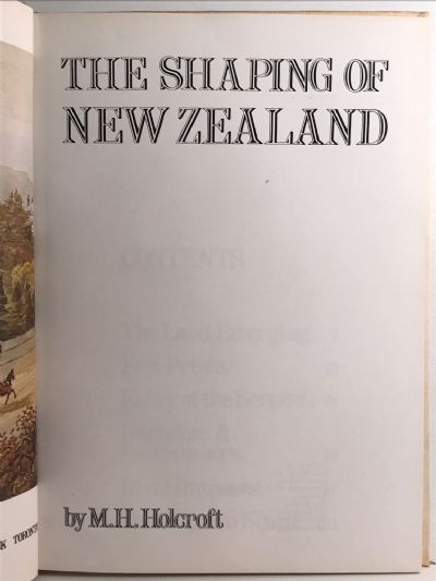 THE SHAPING OF NEW ZEALAND