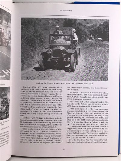 VINTAGE CAR CLUB OF NZ Inc: 50 Years