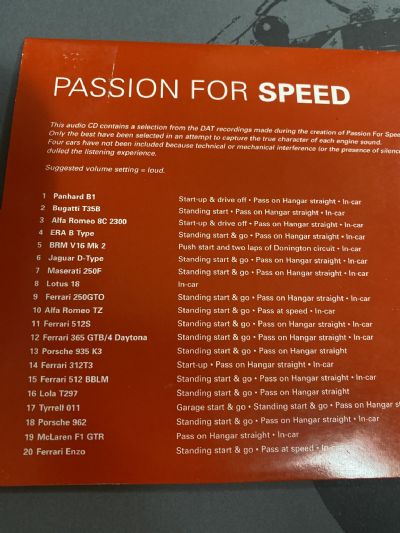 PASSION FOR SPEED: Twenty-four Classic Cars that shaped a Century of Motor Sport