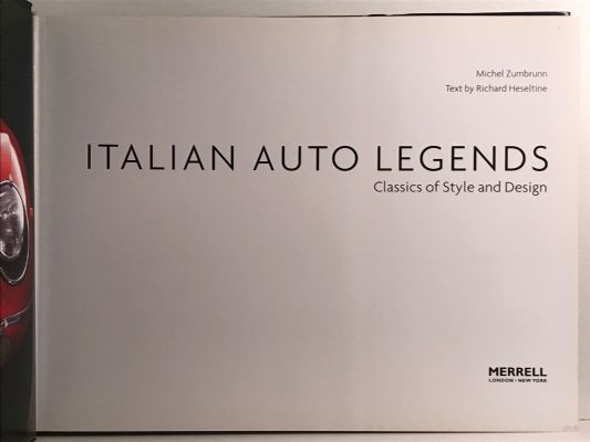 ITALIAN AUTO LEGENDS Classics of Style and Design