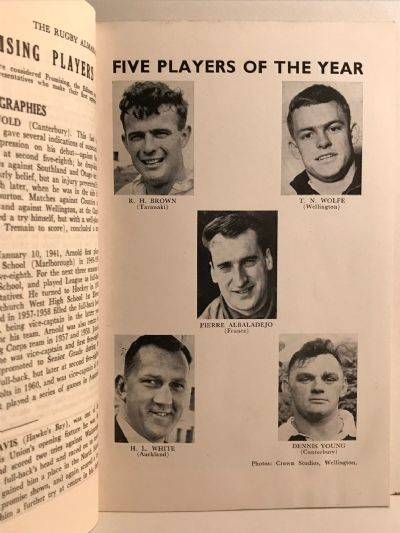 THE RUGBY ALMANACK of New Zealand 1962