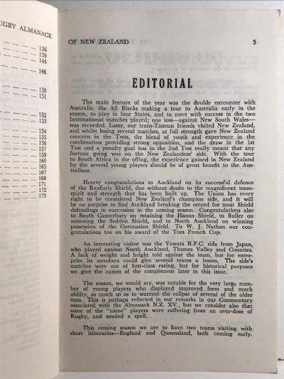 THE RUGBY ALMANACK of New Zealand 1963