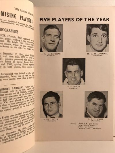 THE RUGBY ALMANACK of New Zealand 1963