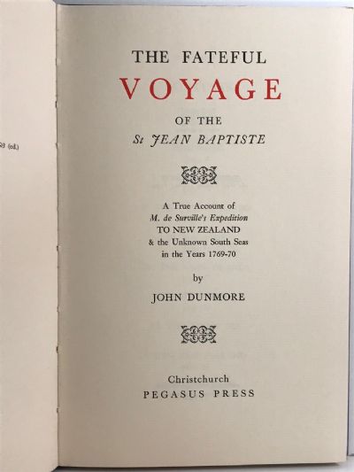 THE FATEFUL VOYAGE of the ST JEAN BAPTISTE
