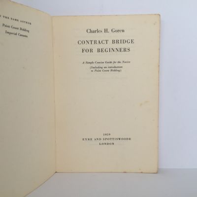 Contract Bridge for Beginners