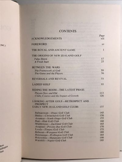GOLF IN NEW ZEALAND: A Centennial History