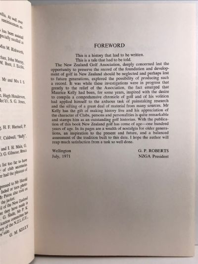 GOLF IN NEW ZEALAND: A Centennial History
