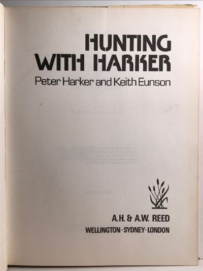 HUNTING WITH HARKER