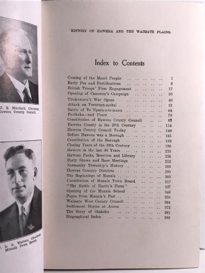 CENTENNIAL HISTORY of HAWERA and the WAIMATE PLAINS by C. J. Roberts