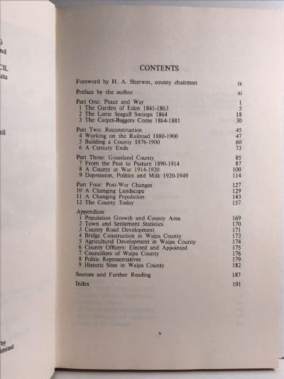 THE VIEW FROM PIRONGIA: The History of Waipa County