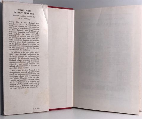 WHO'S WHO IN NEW ZEALAND: 7th edition 1961