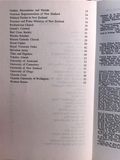 WHO'S WHO IN NEW ZEALAND: 7th edition 1961