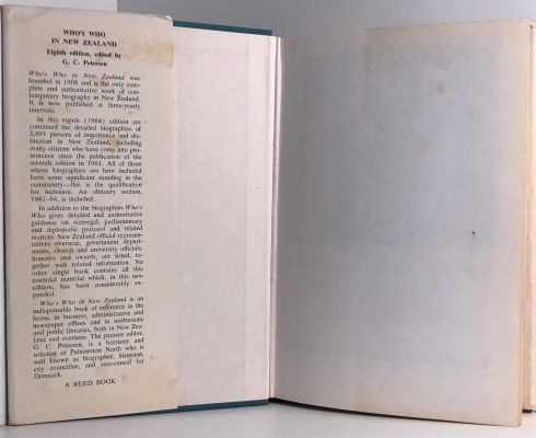 WHO'S WHO IN NEW ZEALAND: 8th fully revised edition 1964