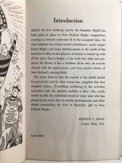 THE LOG O' WOOD: Complete History of the Ranfurly Shield