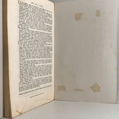 THE LOG O' WOOD: Complete History of the Ranfurly Shield