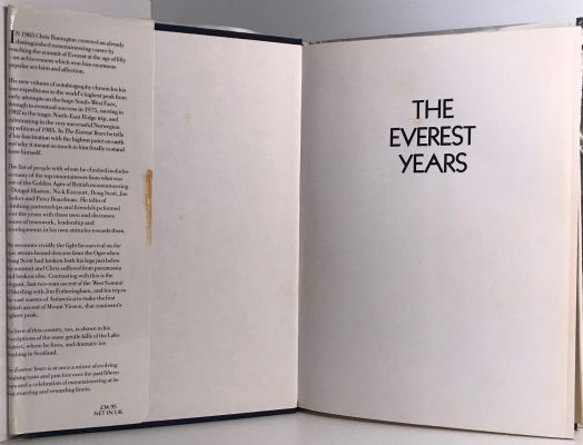 THE EVEREST YEARS: A Climber's Life
