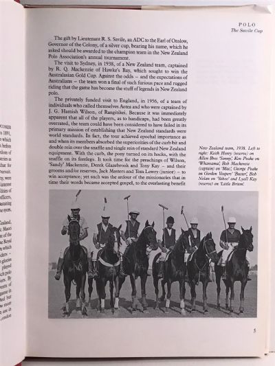 POLO THE SAVILE CUP: The First 100 Years