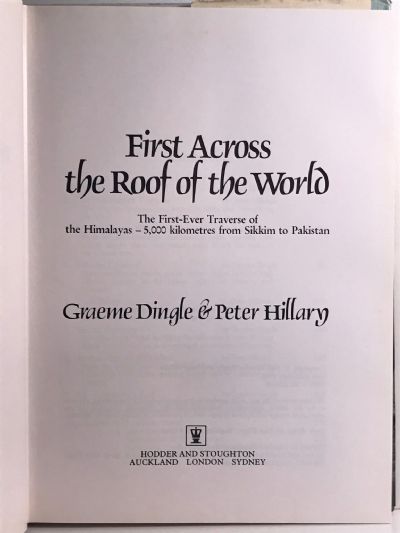 FIRST ACROSS THE ROOF OF THE WORLD