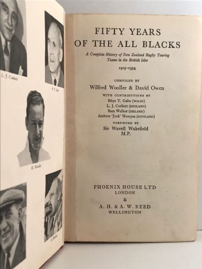FIFTY YEARS OF THE ALL BLACKS: A Complete History 1905-1954