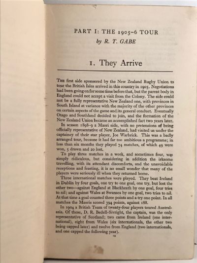 FIFTY YEARS OF THE ALL BLACKS: A Complete History 1905-1954